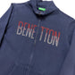 Benetton Sweatshirt Blau Y2K XS (KINDERSIZE - M)