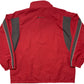 Vintage Reebok Jacke Rot und Grau Polyester XXL