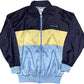 Vintage 90s Adidas Trainingsjacke Dunkelblau und Hellblau Nylon M