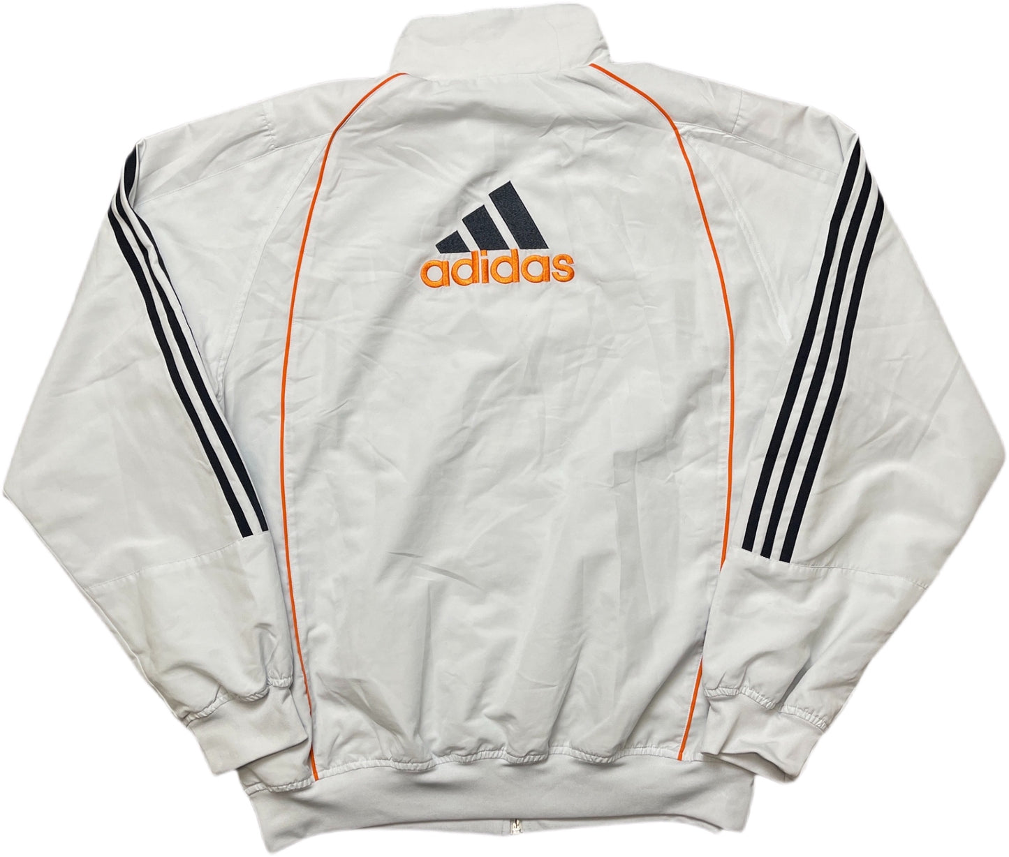 Vintage Adidas Jacke Weiß Polyestermix L