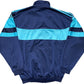 Vintage 90s Adidas Trainingsjacke Blau Polyester XL