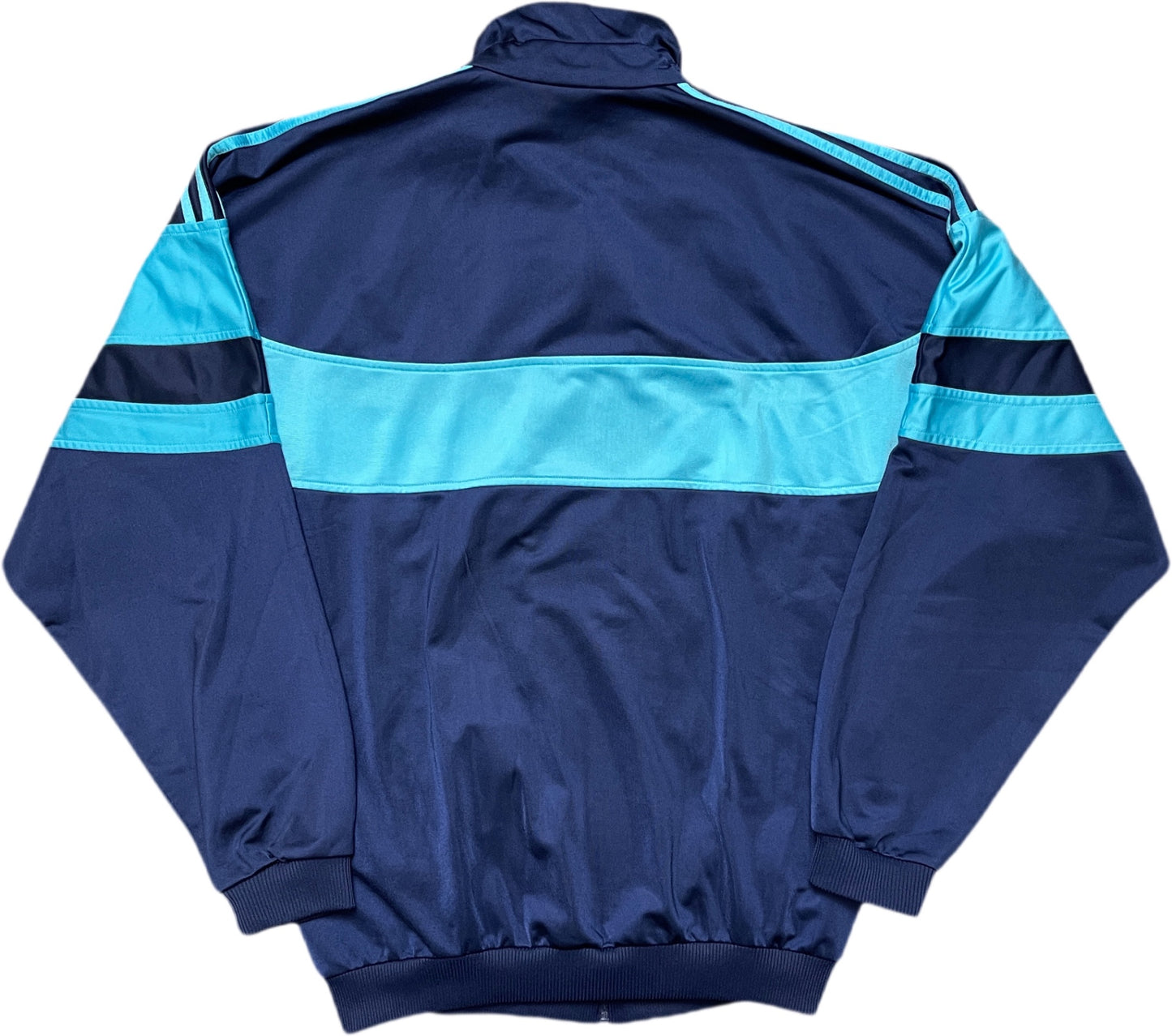 Vintage 90s Adidas Trainingsjacke Blau Polyester XL