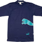 Vintage Puma T-Shirt Blau Baumwolle XL