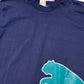 Vintage Puma T-Shirt Blau Baumwolle XL