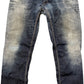 Y2K Raer Jeanshose Blau Baumwolle XL