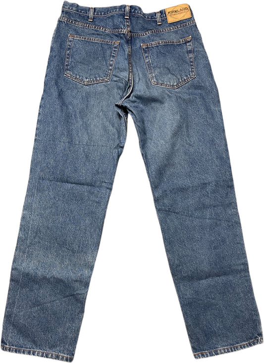 Vintage Kirkland Jeanshose Blau Baumwolle XL