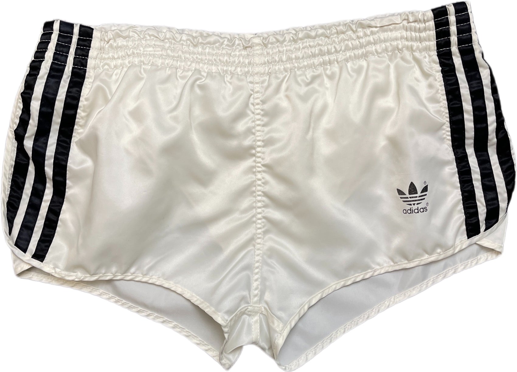 Vintage Adidas Sportshorts Weiß Nylon 80s M