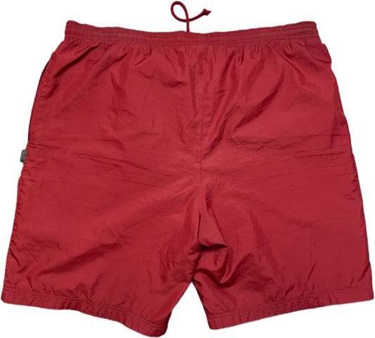 Vintage Adidas Sportshorts Rot Polyester XXL