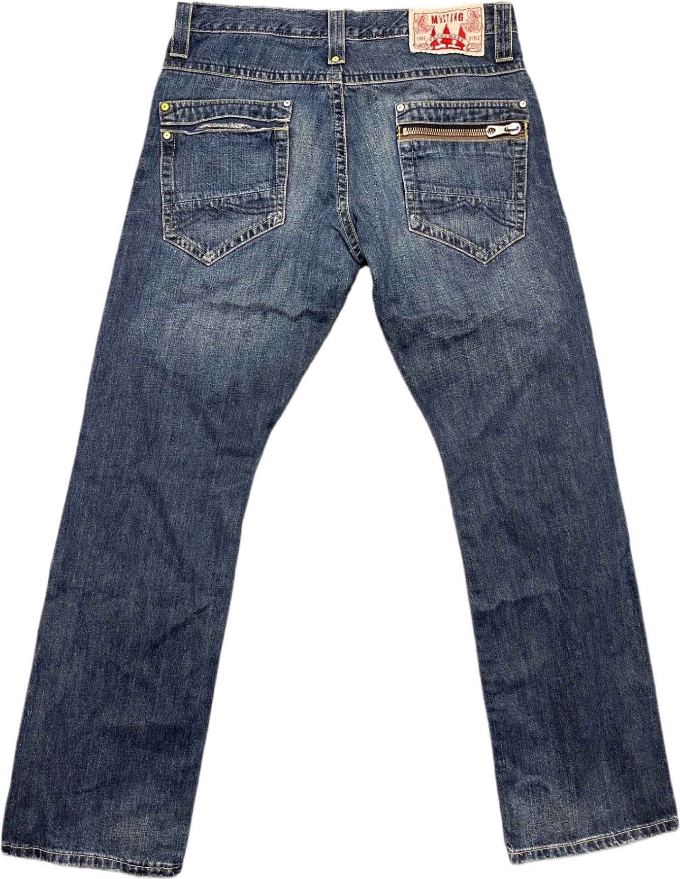 Vintage Mustang Jeanshose Blau Baumwolle M