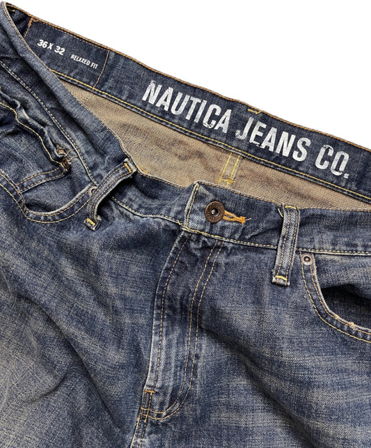 Nautica Jeanshose Blau Baumwolle XL