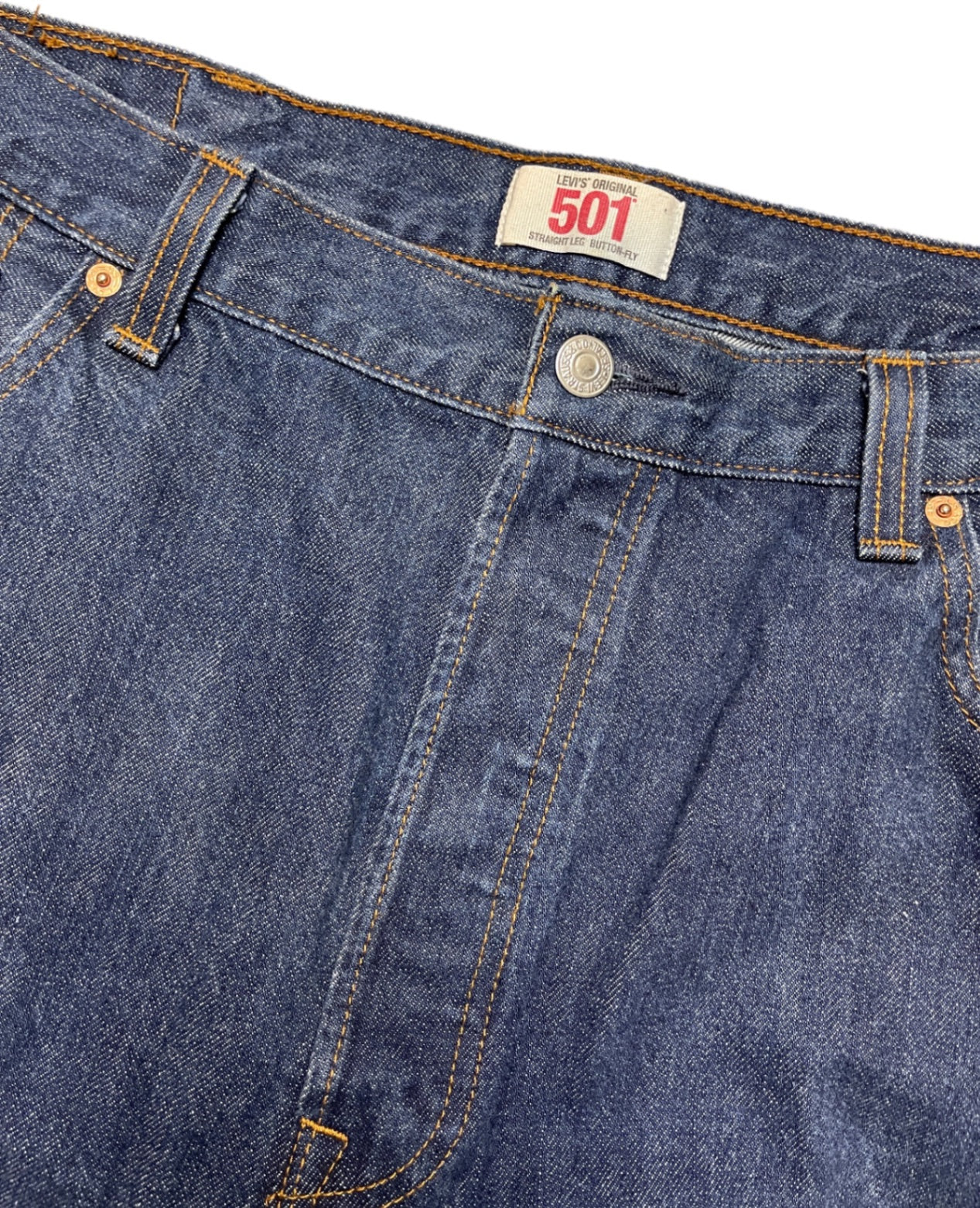 Levi's Jeanshose 501 Blau Baumwolle XXXL