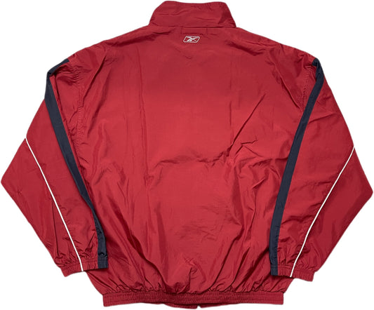 Vintage Reebok Trainingsjacke Rot Synthetik M