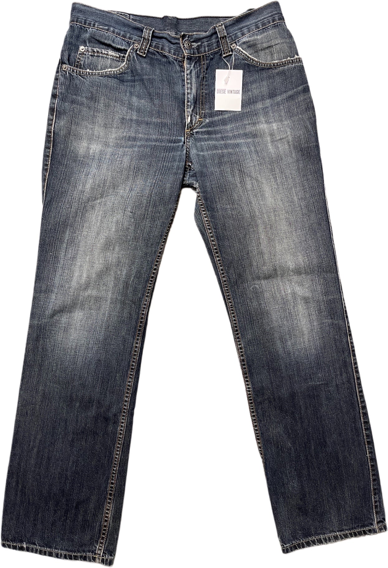 Vintage Mustang Jeanshose Blau Baumwolle M