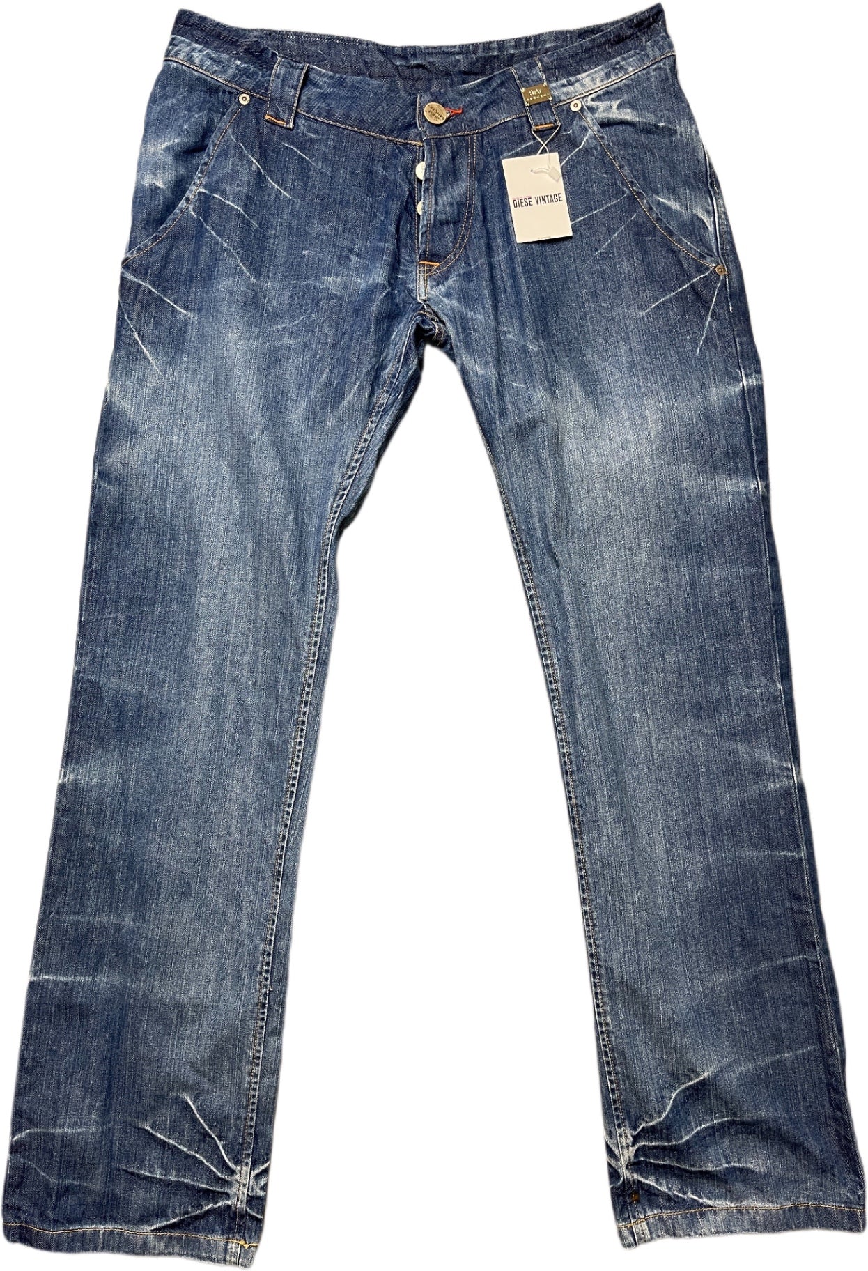 Vintage SUAT Bahceci Jeanshose Blau Baumwolle L