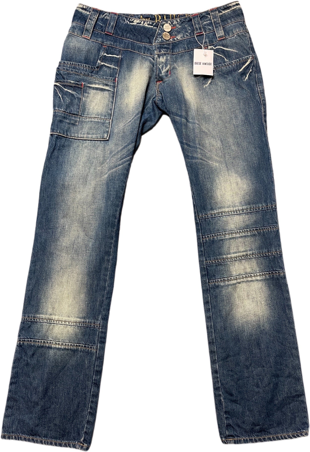 SUAT Bahceci Jeanshose Blau Baumwolle XL