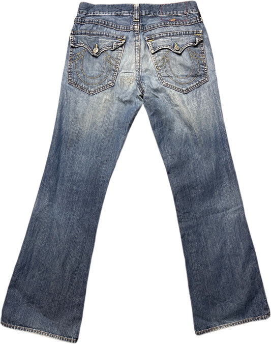 Vintage True Religion Jeanshose Blau Baumwolle M