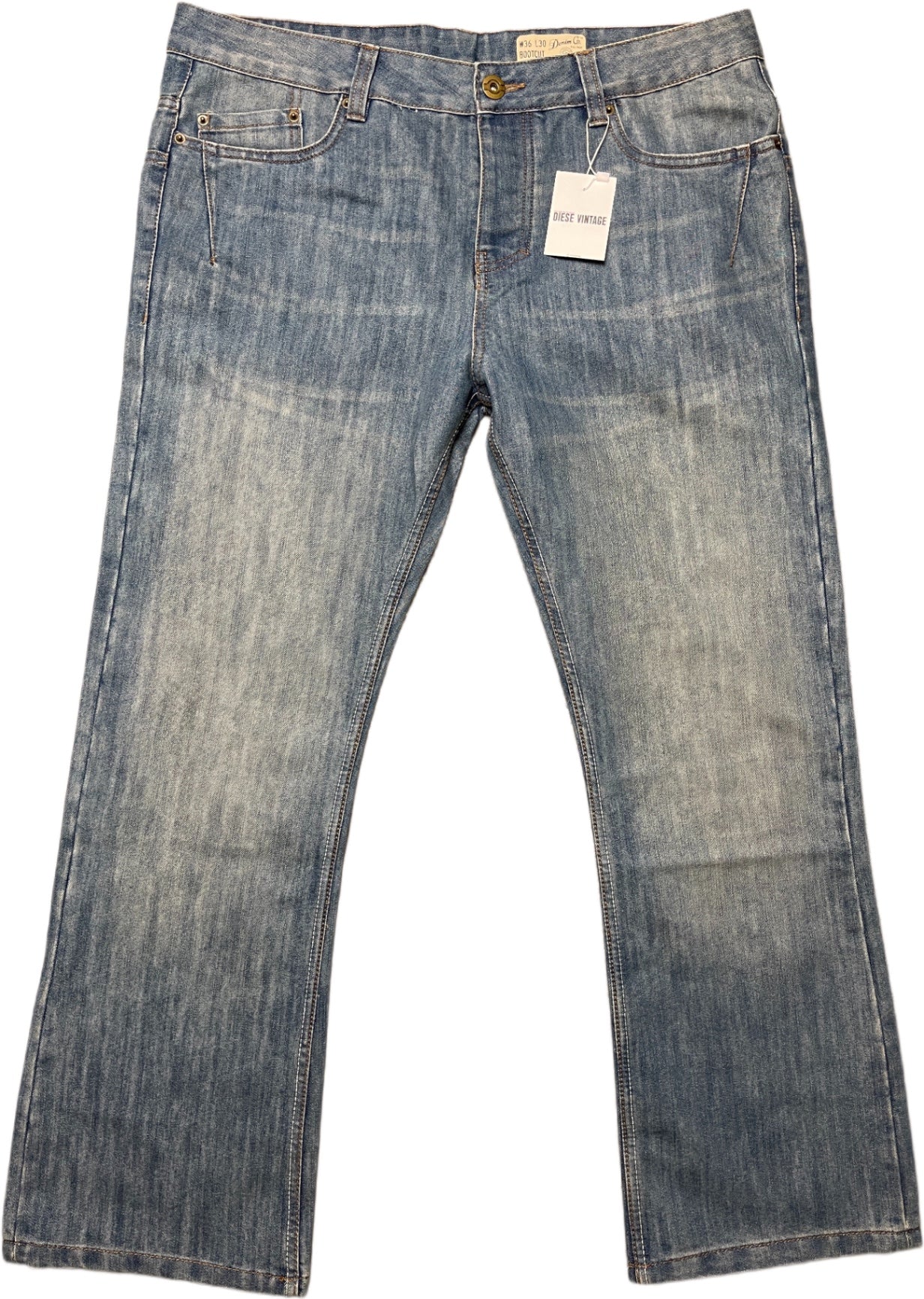 Denim Co. Jeanshose Blau Baumwollmix XL