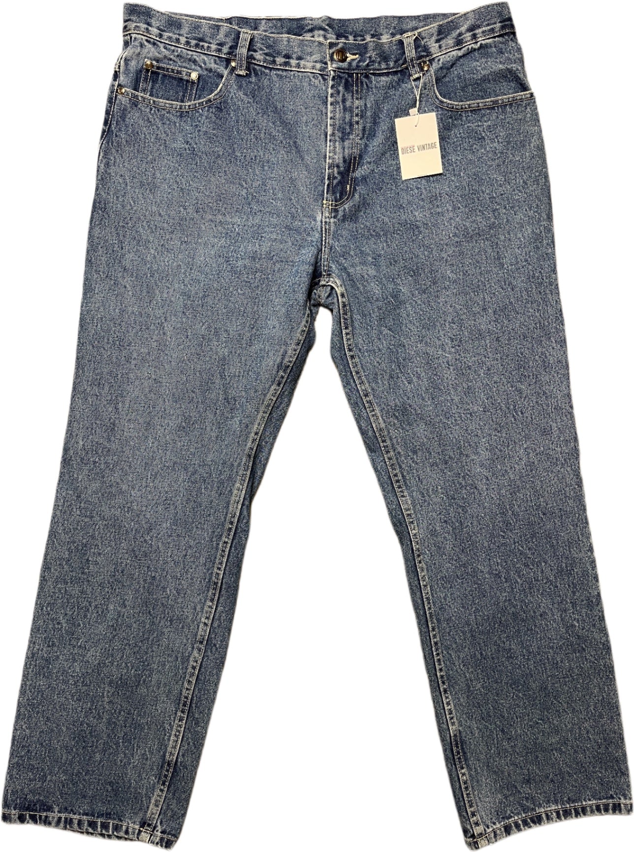 Vintage Reward Jeanshose Blau Baumwolle XL