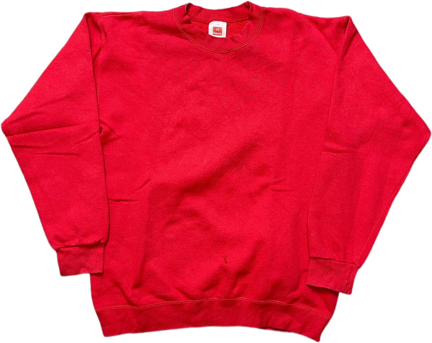 Hanes Sweatshirt Rot Baumwollmix M