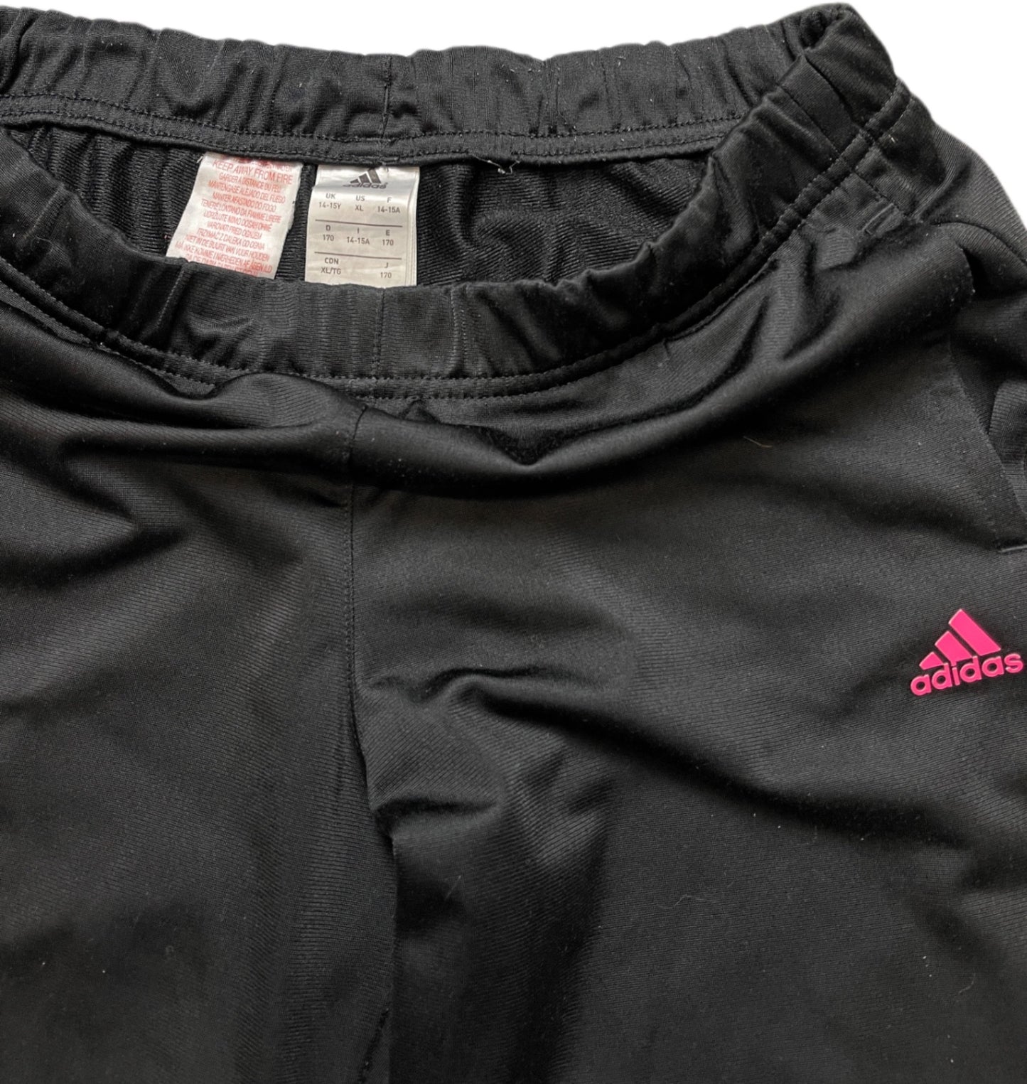 Adidas Trainingshose Schwarz Polyester S