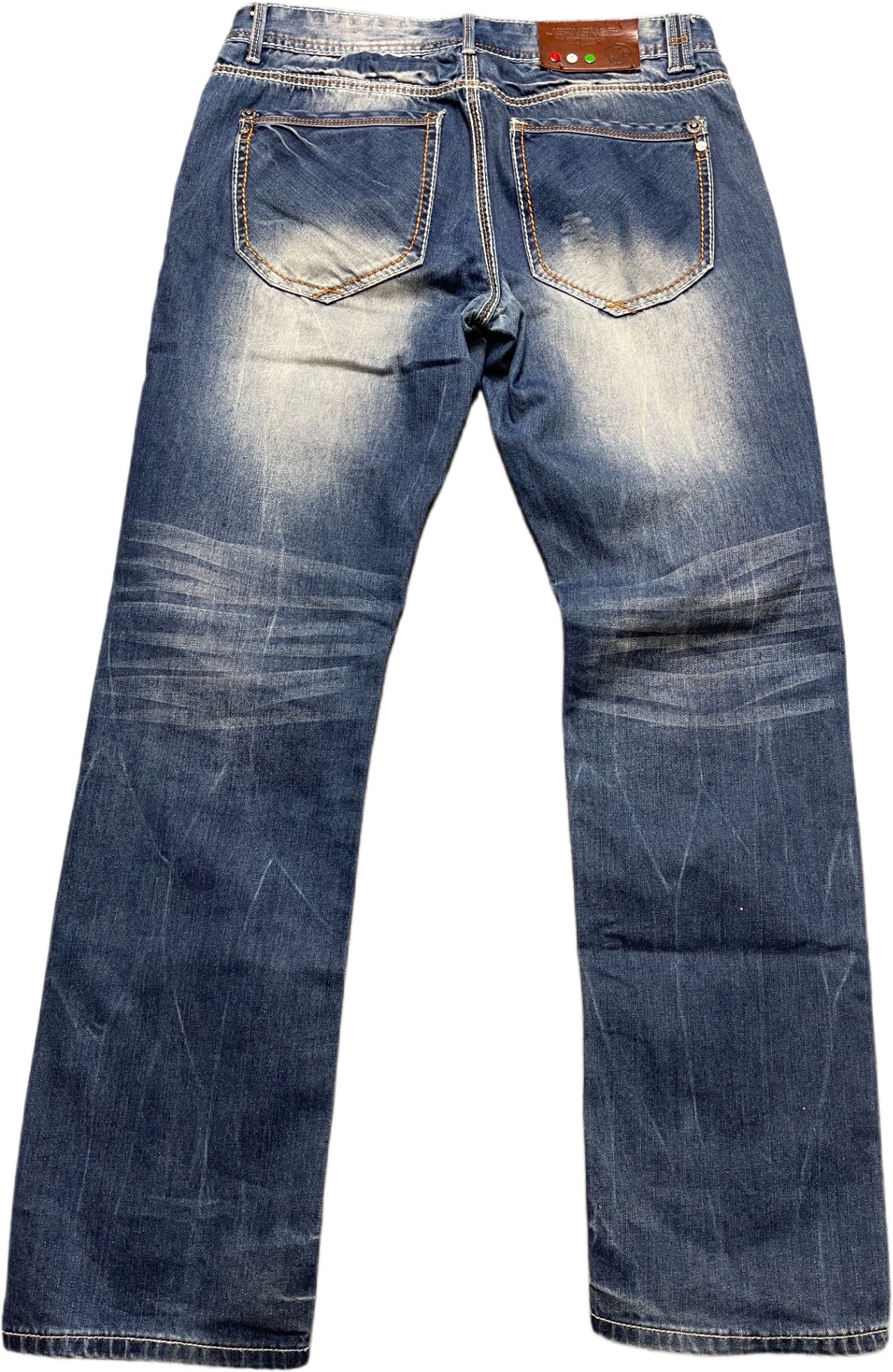 Vintage Jeansnet Jeans Jeanshose Blau Baumwollmix L