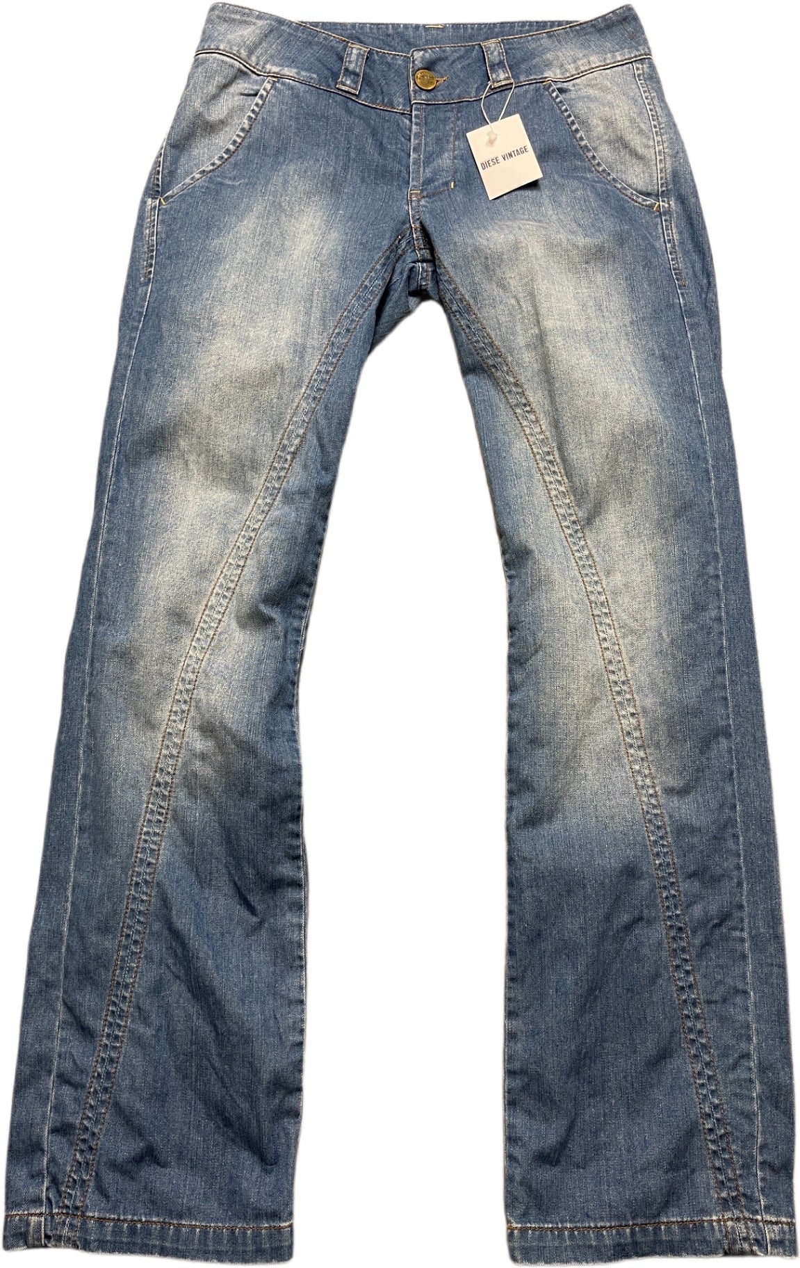 Vintage Suat Bahçeci Jeanshose Blau Baumwolle M