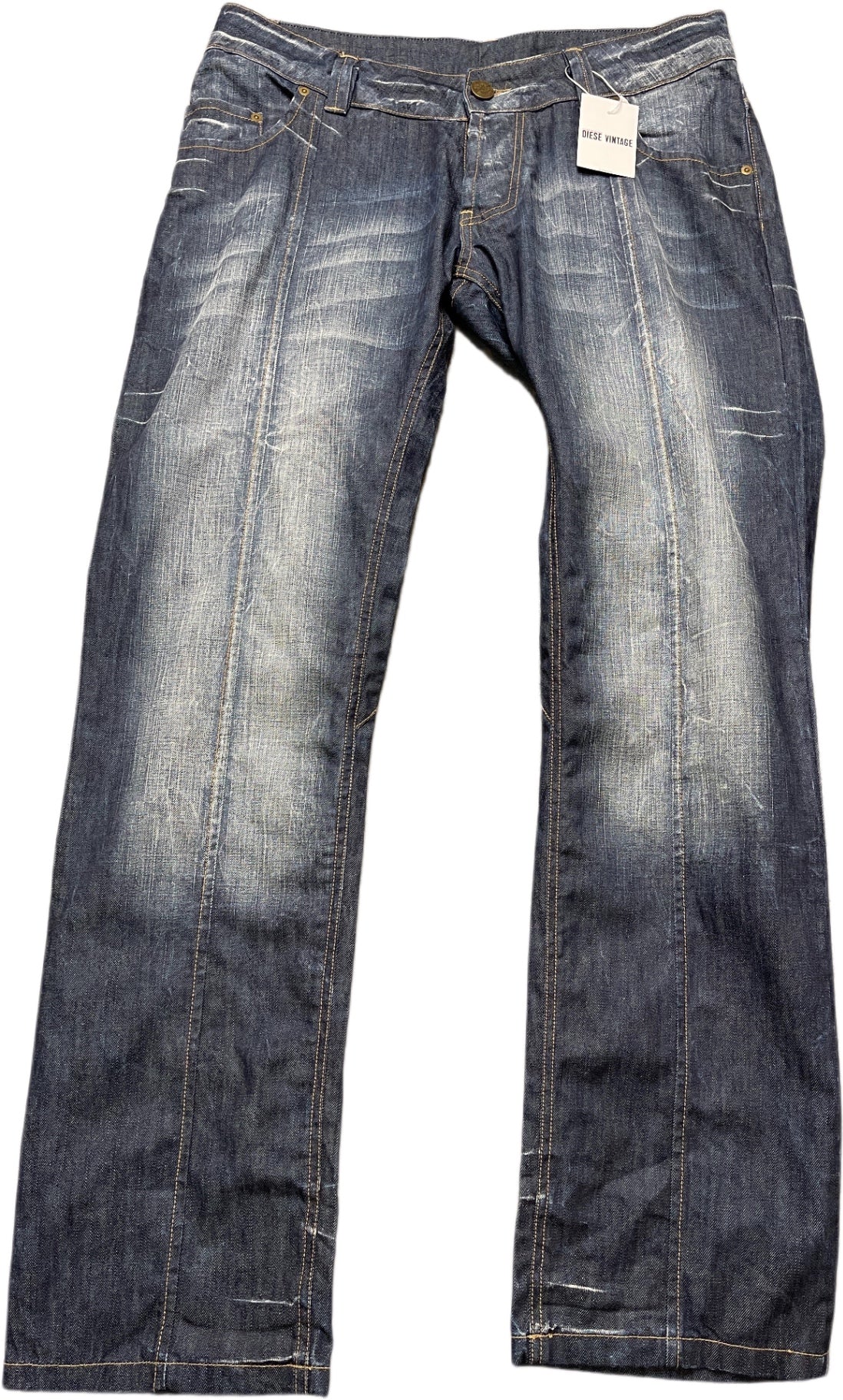 Vintage SUAT Bahceci Jeanshose Blau Baumwolle L