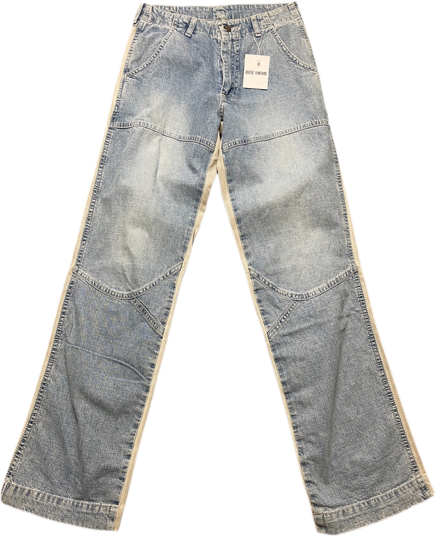 Vintage Headline Jeanshose Hellblau Baumwolle XS