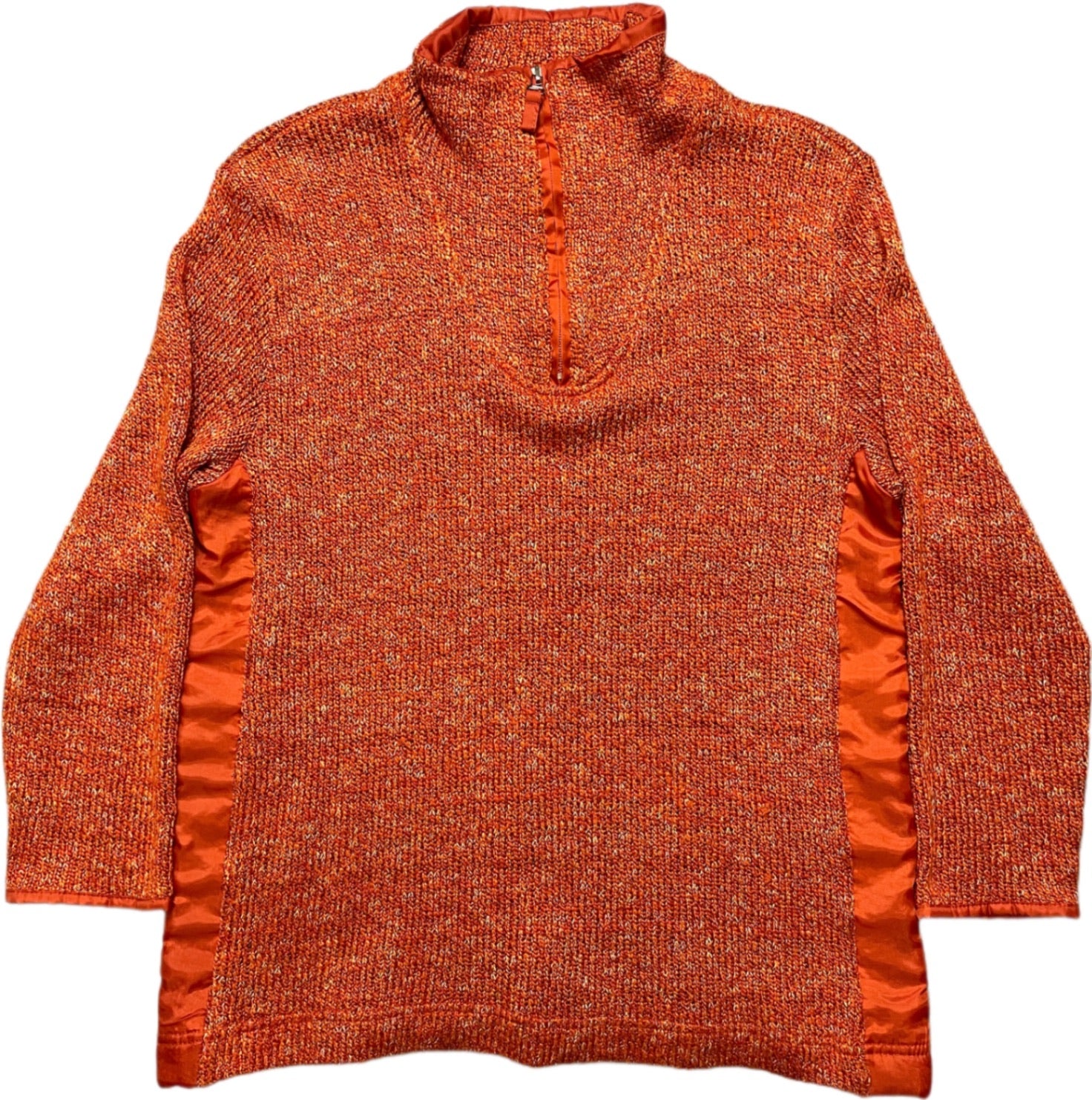 Vintage Strickpullover Orange Polyacrylmix XL