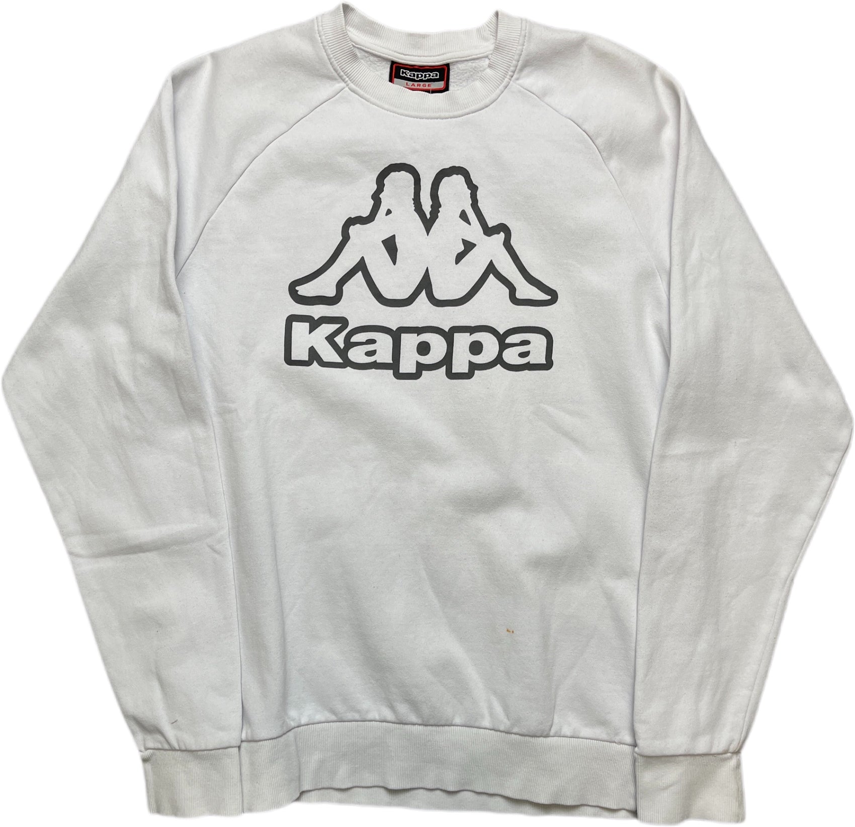 Kappa Sweatshirt Weiß Baumwollmix L