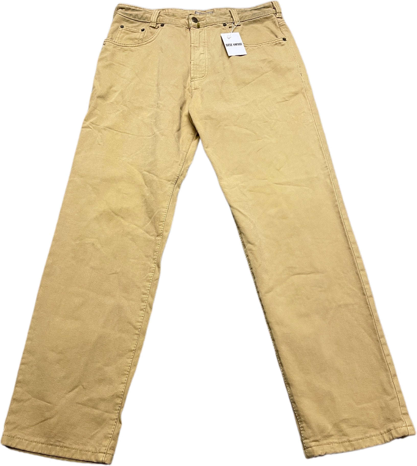 Vintage Joker Jeanshose Beige Baumwolle XL