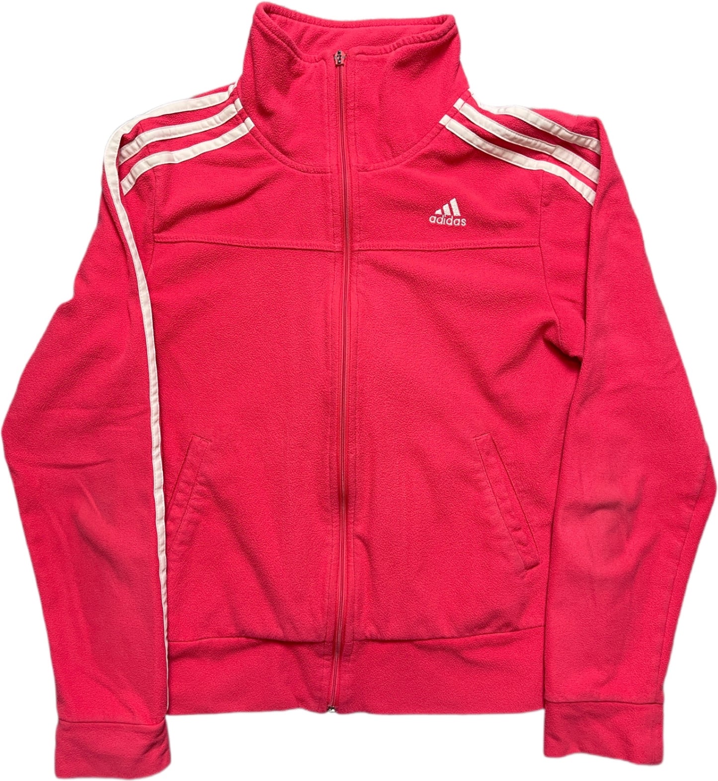 Adidas Fleecejacke Rot Polyester M