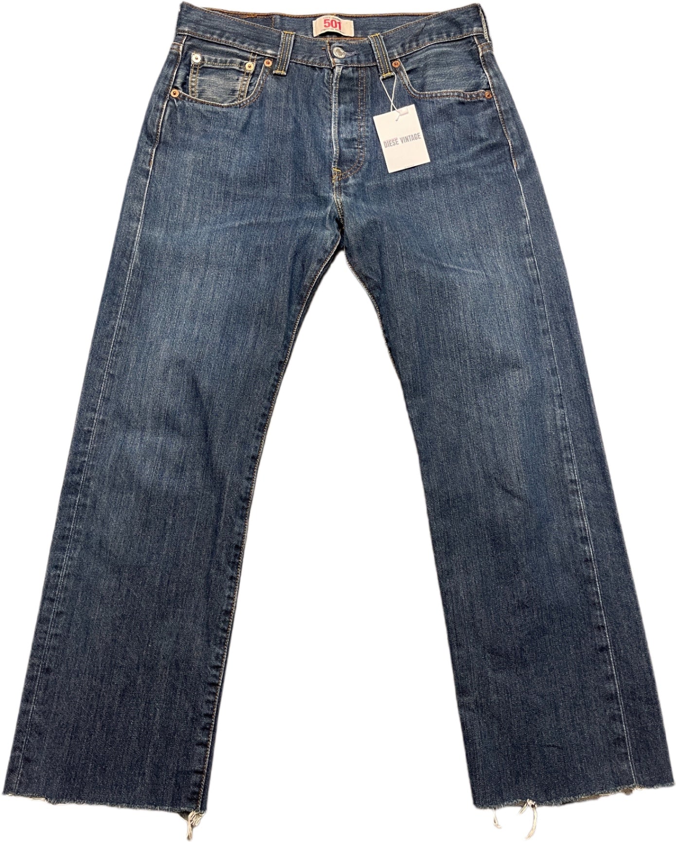 Levi's 501 Jeans Blau Baumwolle S