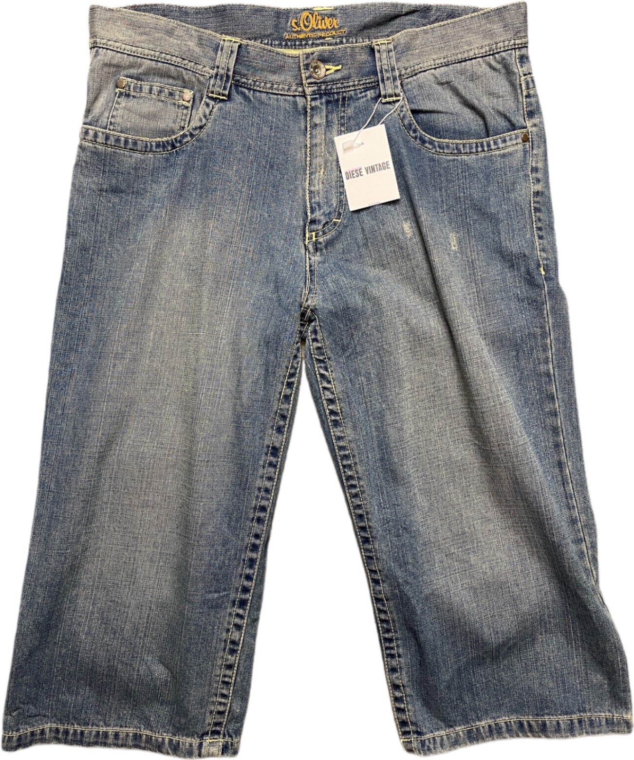 S.Oliver Jeansshorts Blau Baumwolle L