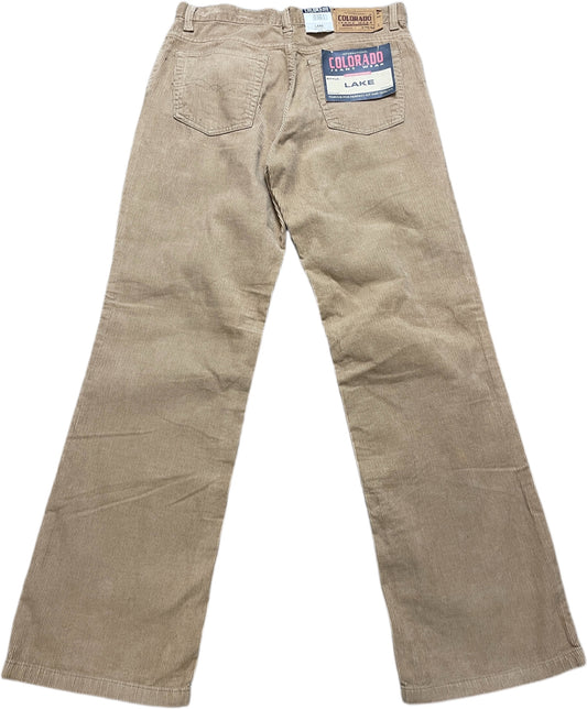 Vintage Deadstock Colorado Cordhose Beige Baumwolle M