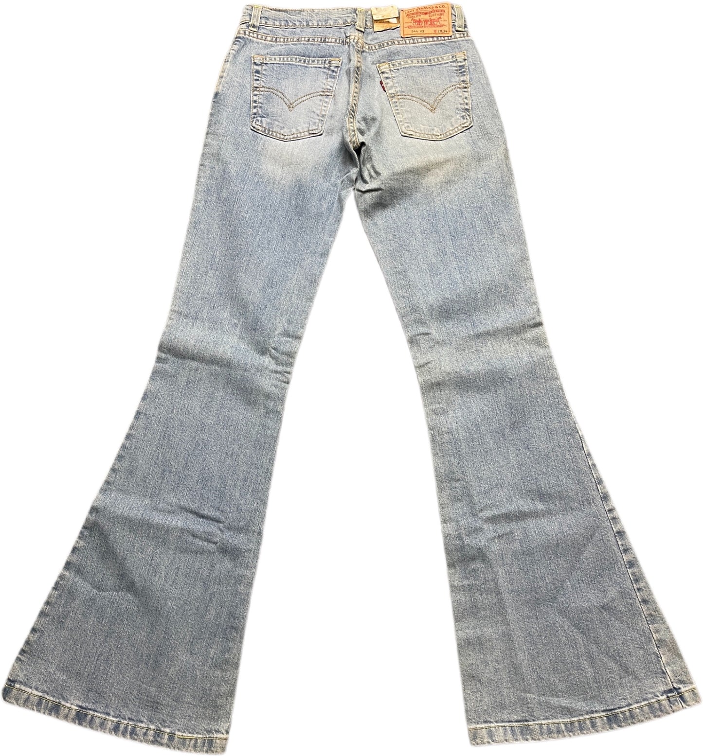 Levi's 544 Schlaghose Blau Baumwolle XS