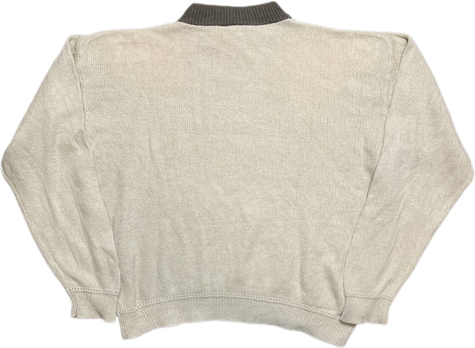 Vintage Marc O'Polo Strickpullover Beige Baumwolle M