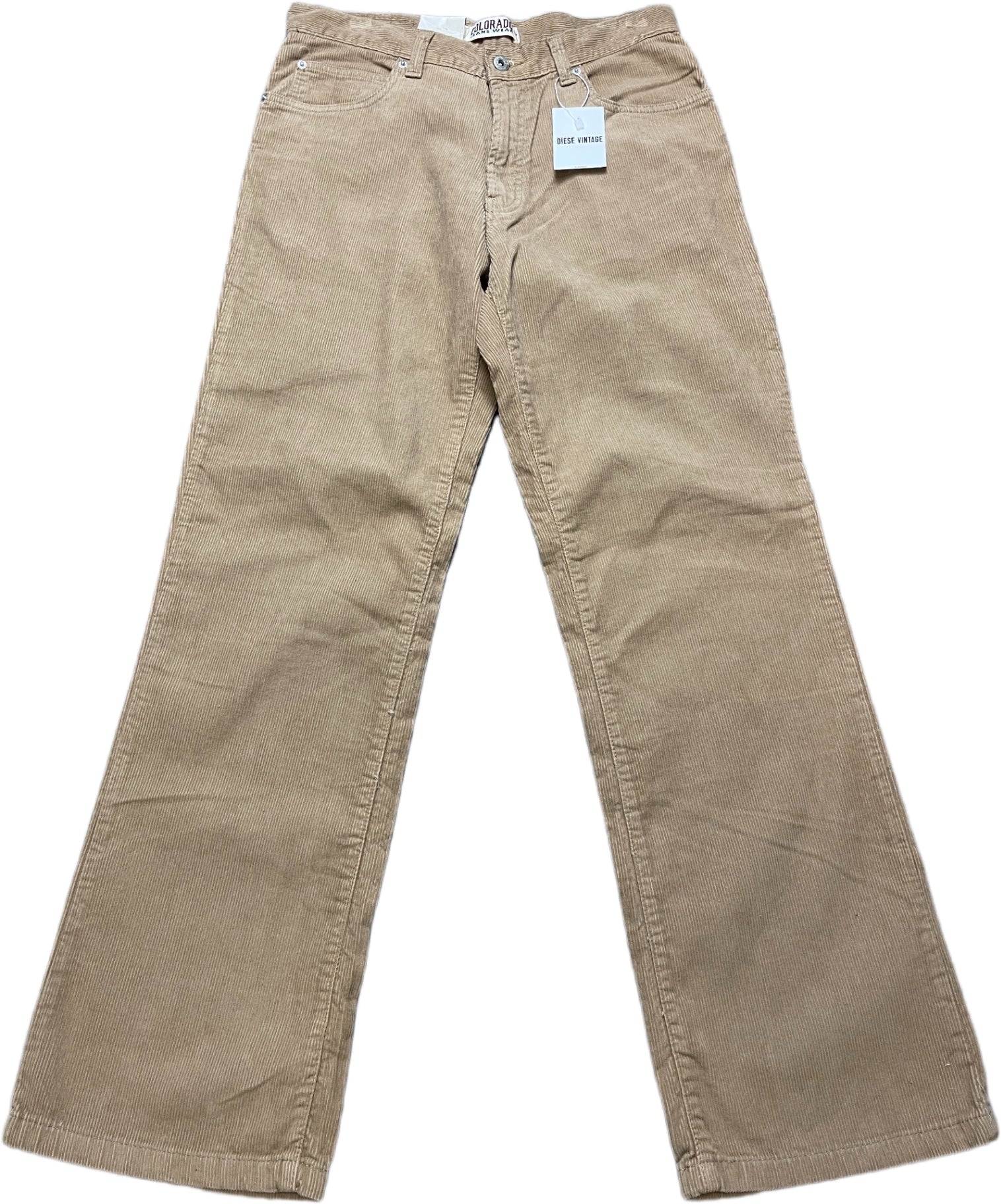 Vintage Deadstock Colorado Cordhose Beige Baumwolle M