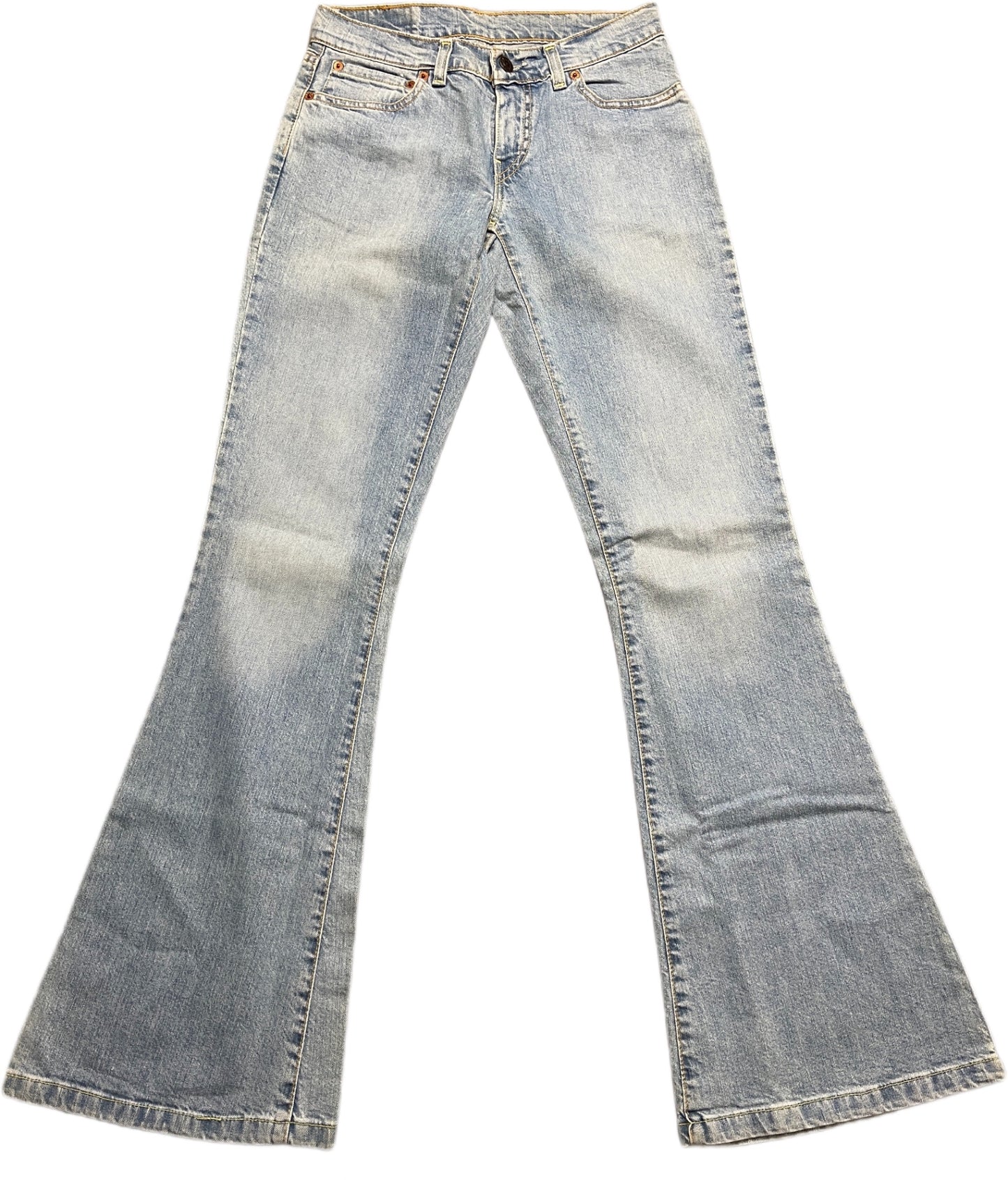 Levi's 544 Schlaghose Blau Baumwolle XS