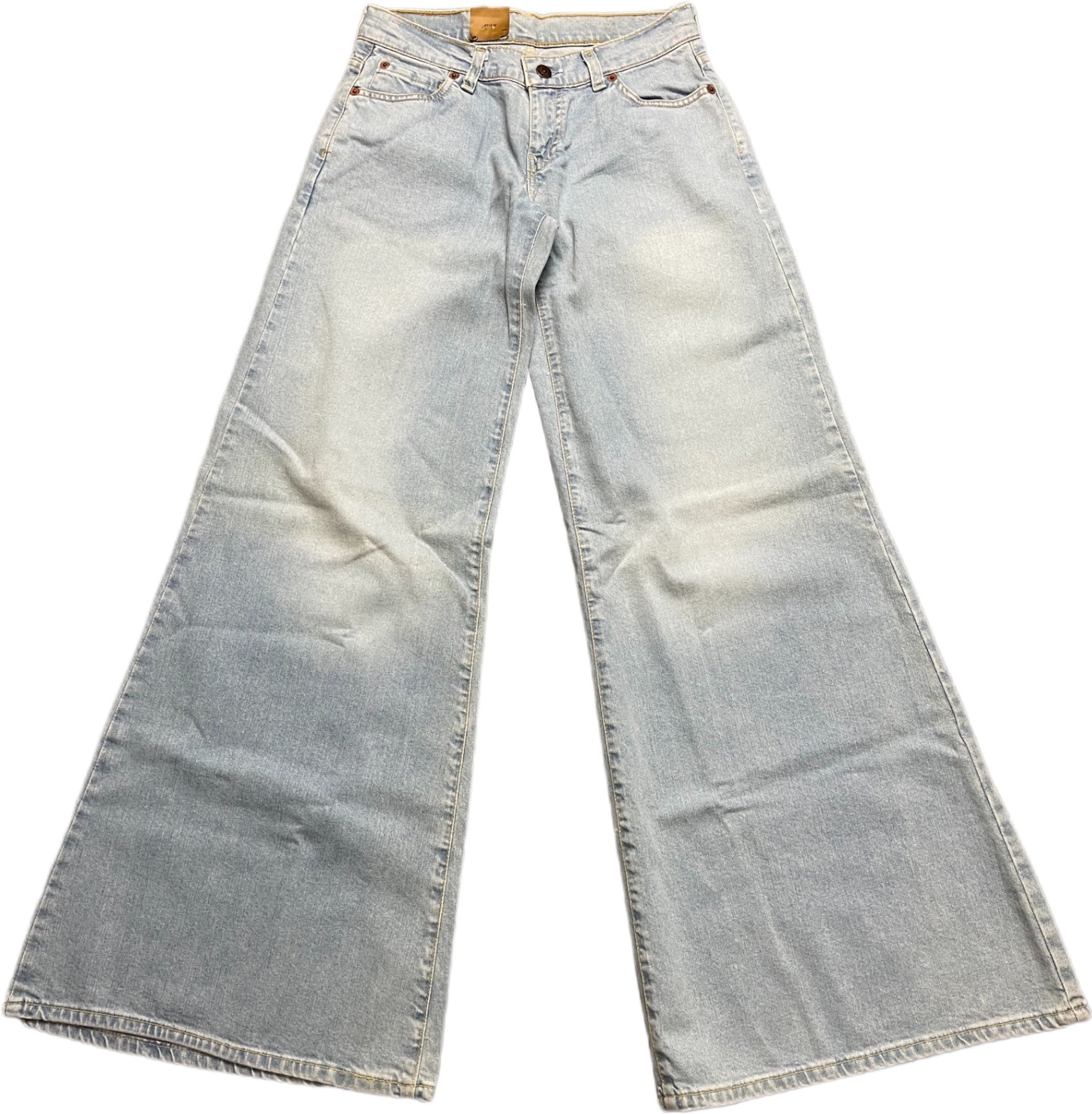 Levi's 585 Schlaghose Hellblau Baumwolle XS